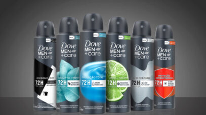 Dove Men Care renova linha de desodorantes