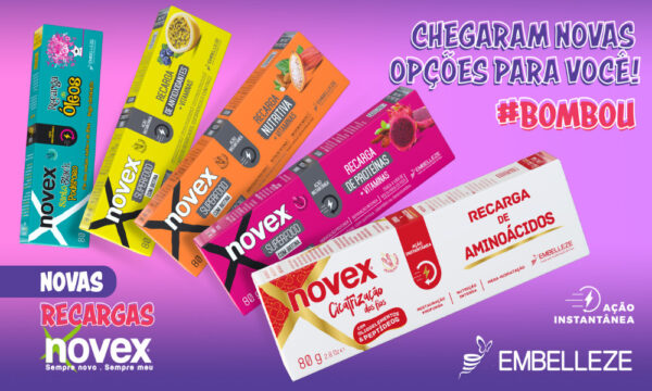 Novex ganha seis novas recargas