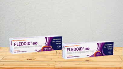 Fledoid da FQM com nova embalagem