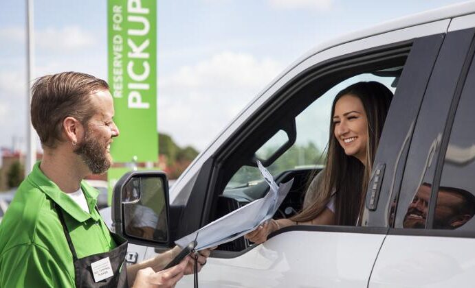 retirada na calçada