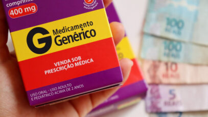 Genéricos representam 36,6% das vendas de medicamentos