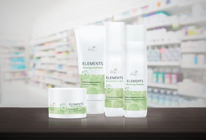 Imagem relacionada a: Wella lança a linha Elements