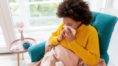 Carne esponjosa no nariz