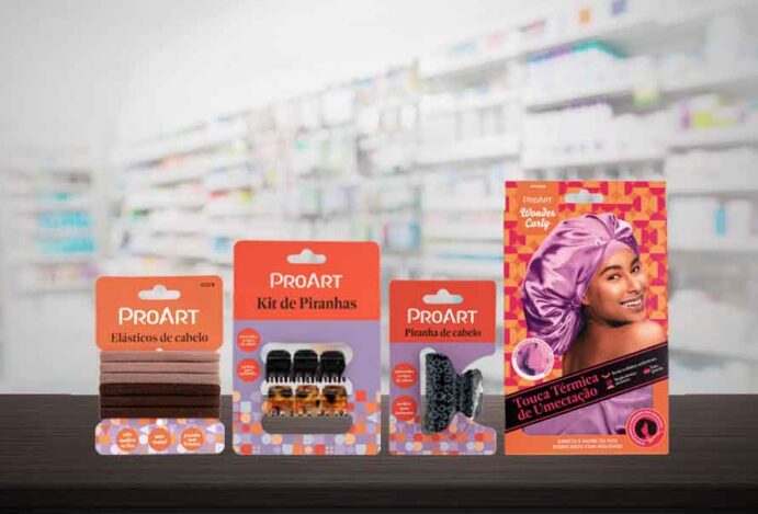 Imagem relacionada a: Proart inova linha de acessórios capilar