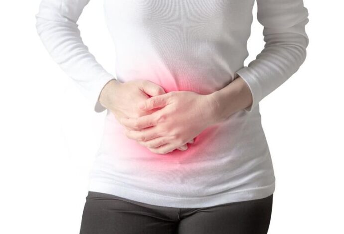 dor no pé da barriga