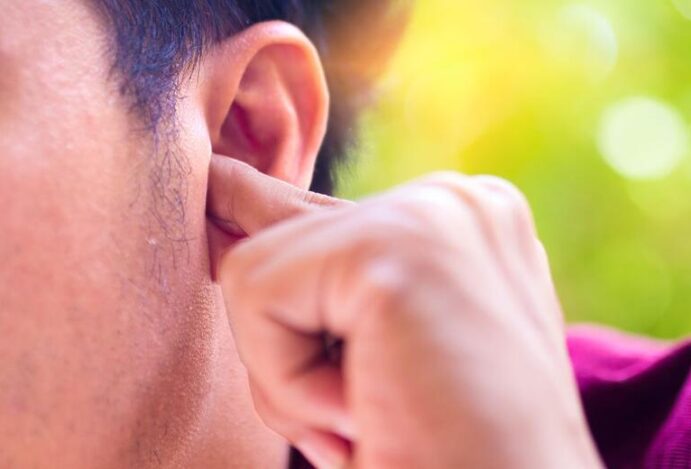 ouvido tampado