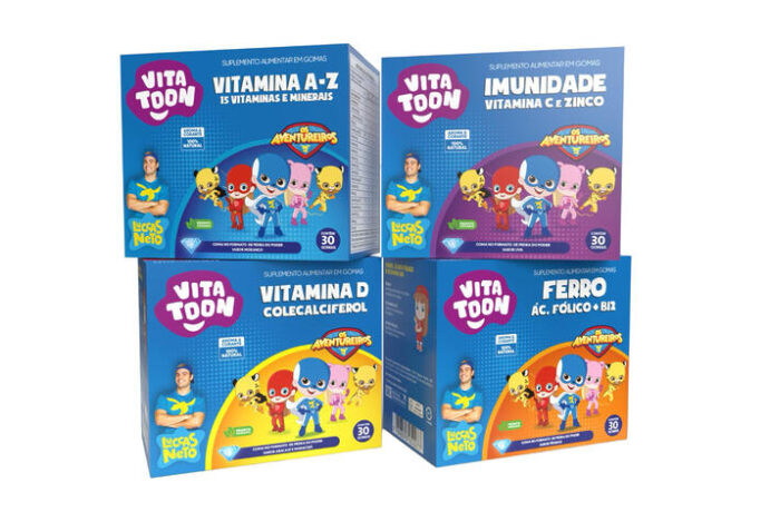 Linha de vitaminas kids une Maxinutri e Luccas Neto
