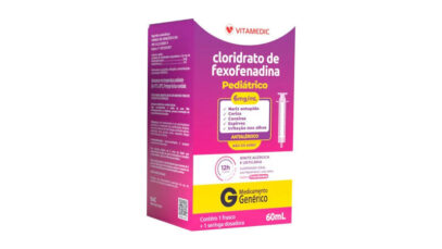Vitamedic lança genérico exclusivo de fexofenadina
