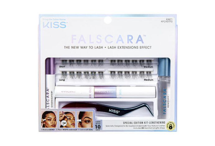 Imagem relacionada a: KISS lança kit de extensão de cílios
