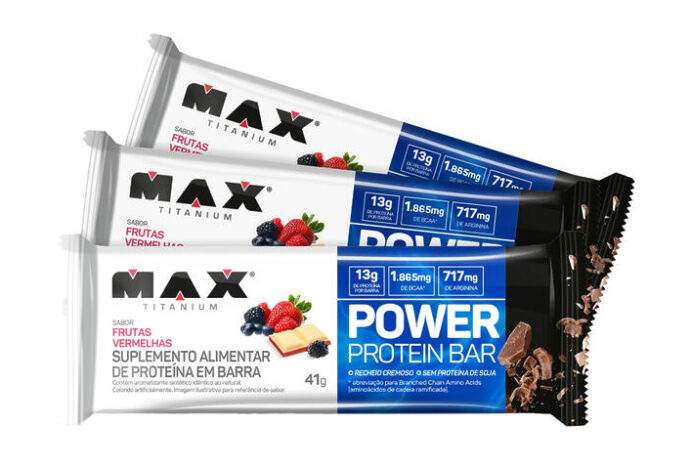 Max Titanium lança Power Protein Bar