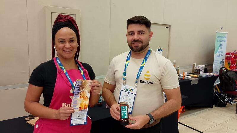 Equipe Baldoni adoçando o evento com uma pitada de mel