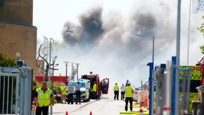 Incêndio na Novo Nordisk mobiliza 100 bombeiros