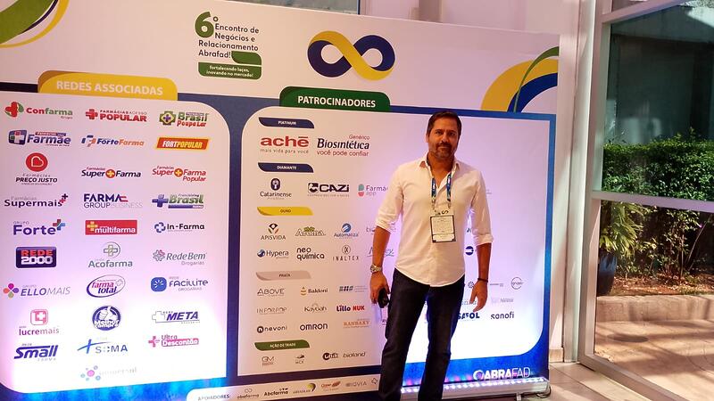 Paulo Henrique Magalhães, da Gruppy, prestigia o encontro