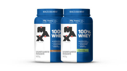 Novos sabores de whey na Max Titanium