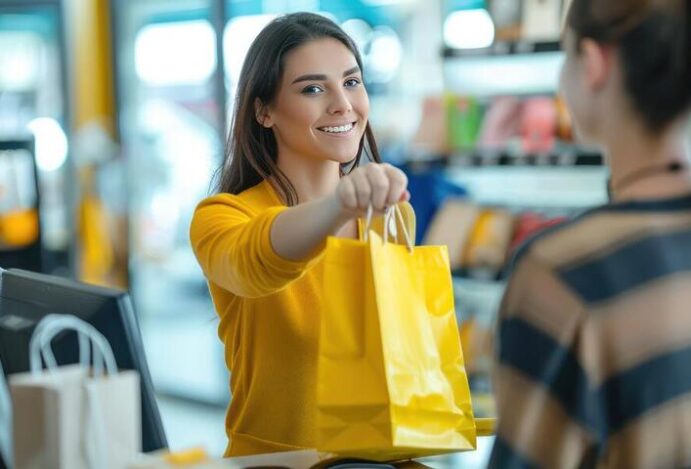 Visitas em lojas físicas