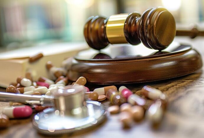 indústria farmacêutica na justiça