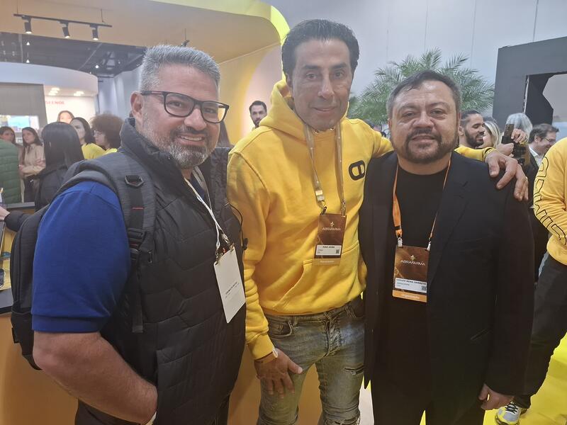 Encontro casual de líderes com Mário Queirós (Pague Menos), João Adibe (Cimed) e Sergio Mena Barreto (Abrafarma)