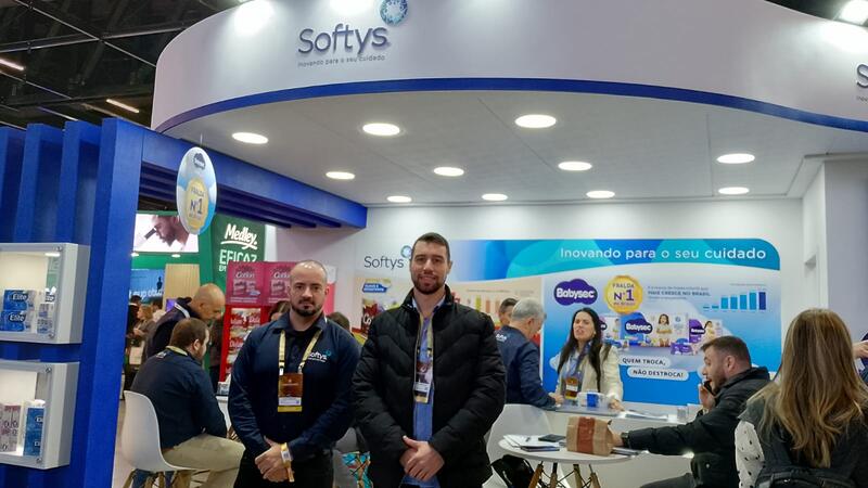 Hugo Martins e Leandro Aguilar destacaram o pipeline de higiene pessoal da Softys