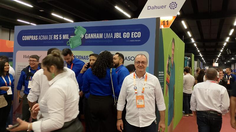Eduardo Oliveira, gerente Nacional da Dahuer prestigia o evento