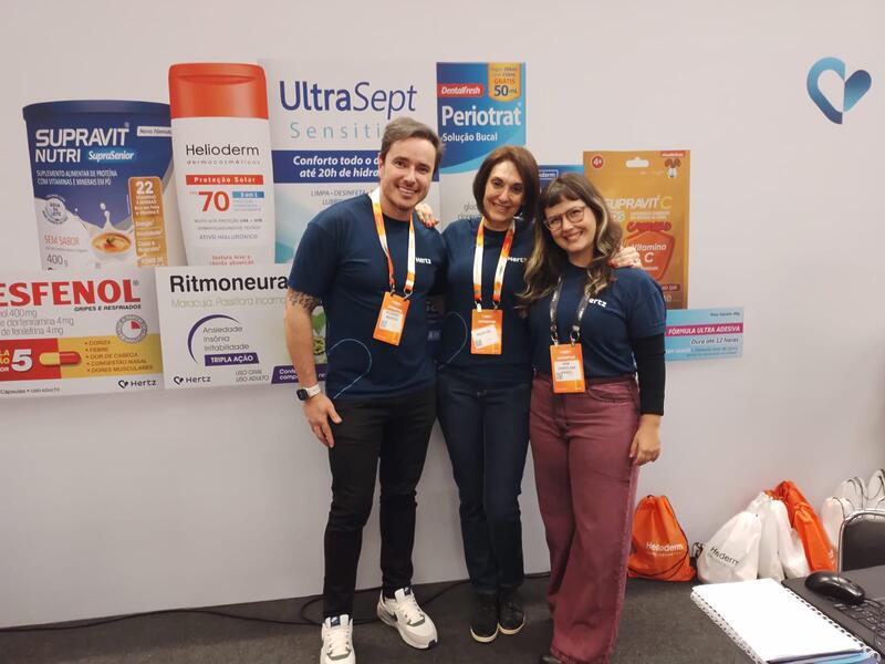 Equipe Hertz em peso – Rogério Merces, Nilva Cristina Gil e Ana Carolina Pires