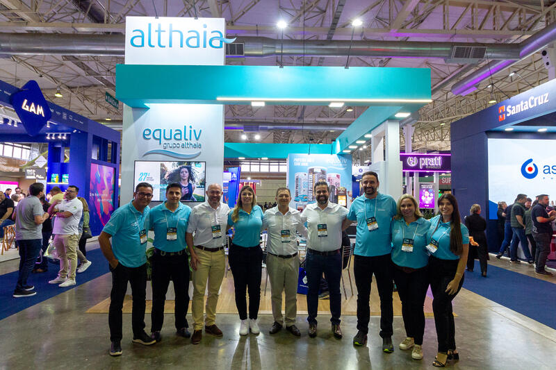 Althaia marca presença no evento