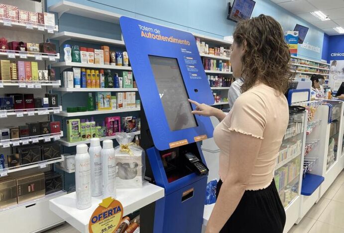 autoatendimento em farmácias