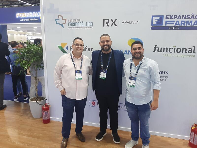 Farmacon ressaltou a importância da inteligência tributária, com os sócios Leandro Curado, Marcus Cordeiro e Sérgio Vianna